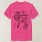 T-shirt Ayez Yoursa Joyeux Crustmas Crust Punk Noël (Design devant)