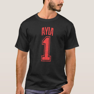 T-shirt Ayla Supporter Numéro 1 plus grand ventilateur