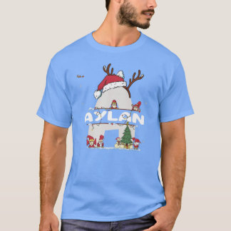 T-shirt Aylan Christmasw Aylan Nom pour les Noël drôles