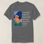 T-shirt Ayn Rand Cite Les Déclarations 1 (Design devant)