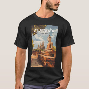 T-shirt Ayutthaya Thaïlande Travel Art Vintage