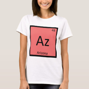 T-shirt Az - Arizona State Chemistry Symbole du tableau pé