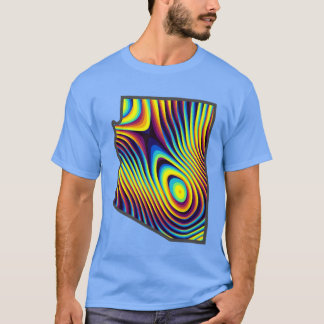 T-shirt AZ psychédélique