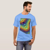 T-shirt AZ psychédélique (Devant entier)