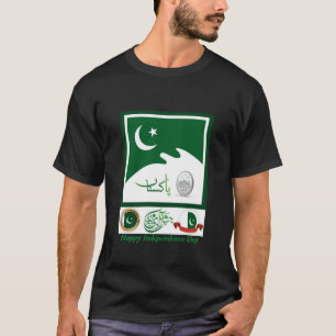 T-shirt Azadi Moubarak : Célébrer l'indépendance du Pakist