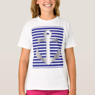 T-shirt Aziza Stripes & Marine Blue Seaman
