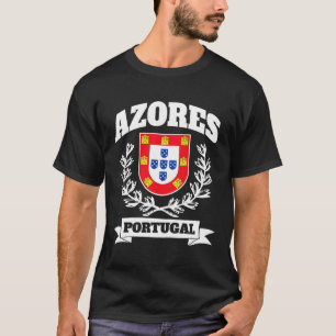 T-shirt Azores Island Portugal Thème Portugais Pride