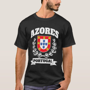 T-shirt Azores Island Portugal Thème Portugais Pride