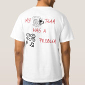T-shirt AZSupraCentral - mon équipe potable a l'emballage (Dos)