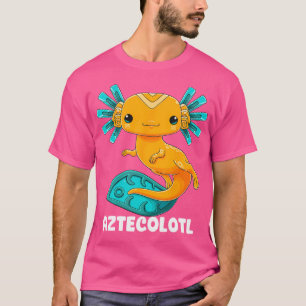 T-shirt Aztec Axolotl Mythologie Ancienne Salamandre Mexic