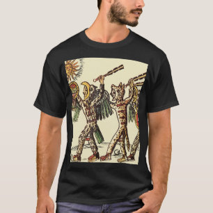 T-shirt Aztec Jaguar Guerriers Mexique Histoire mexicaine 