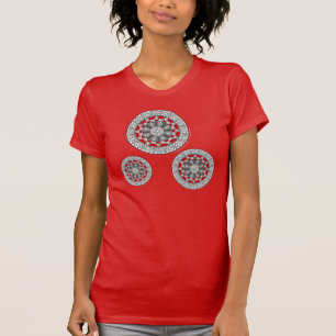 T-shirt Aztec rencontre la chemise noire des femmes Aliens