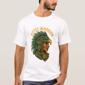 T-shirt Aztec Warrior – Ancient Power & CourageT-Shirt (Devant)