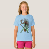 T-shirt Aztec Warrior Deity Cueyatl (Devant entier)