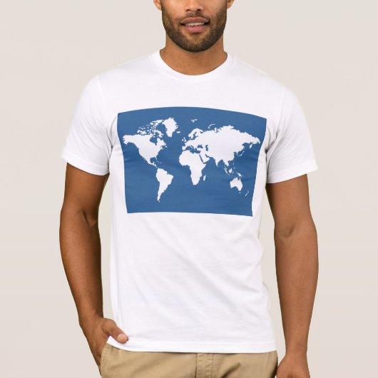 T-shirt Azure Elegant World (Devant)
