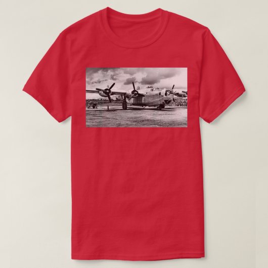 T-shirt B24 Liberator World War 2 1944 (Design devant)
