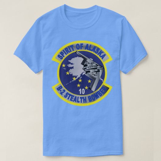 T-shirt B2 Spirit Bomber furtif Alaska wxt (Design devant)