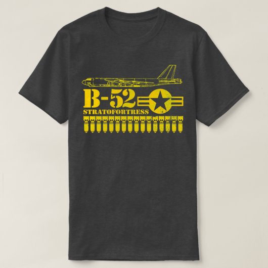 T-shirt B52 Stratoforteresse en détresse (Design devant)