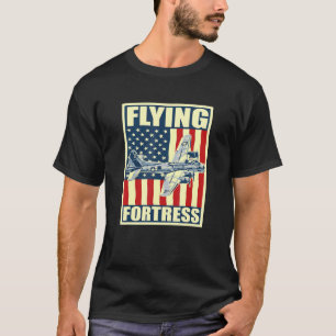 T-shirt B 17 Forteresse Volante Avion Usaf Avion Bomber