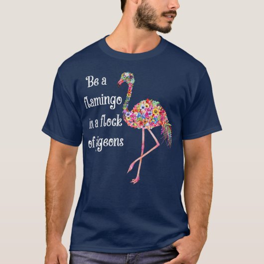 T-shirt B A Flamingo (Devant)