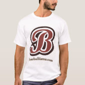 T-shirt B-Baseballisms.com (Devant)