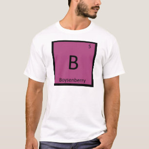 T-shirt B - Chimie des fruits de Boysenberry Tableau pério