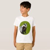 T-shirt B est pour Badger (Devant entier)