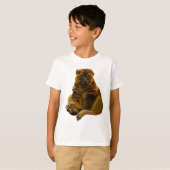 T-shirt B est pour Bamboo Lemur (Devant entier)