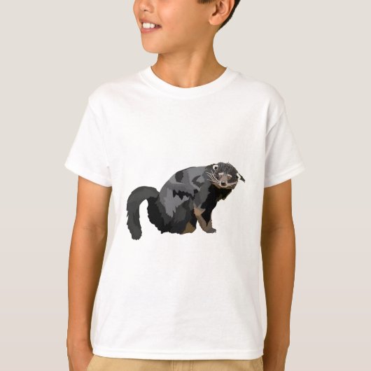 T-shirt B est pour Binturong (Devant)