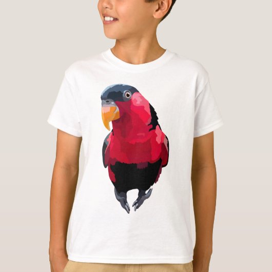 T-shirt B est pour Black Capped Lory (Devant)
