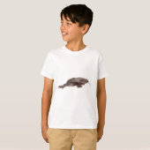 T-shirt B est pour Black Throt Monitor Lizard (Devant entier)