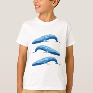 T-shirt B est pour Blue Whale