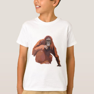 T-shirt B est pour Bornean Orangutan