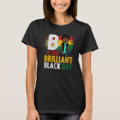 T-shirt B Est Pour Brillier Black Boy Black Histoire Mois (Devant)