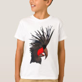 T-shirt B est pour Cockatoo Palm Noir (Devant)