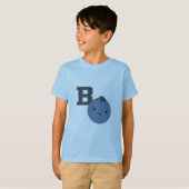 T-shirt B est pour la myrtille (Devant entier)