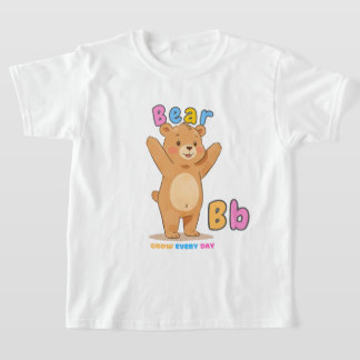 T-shirt "B est pour l'ours" Alphabet Tee - Croissance chaq
