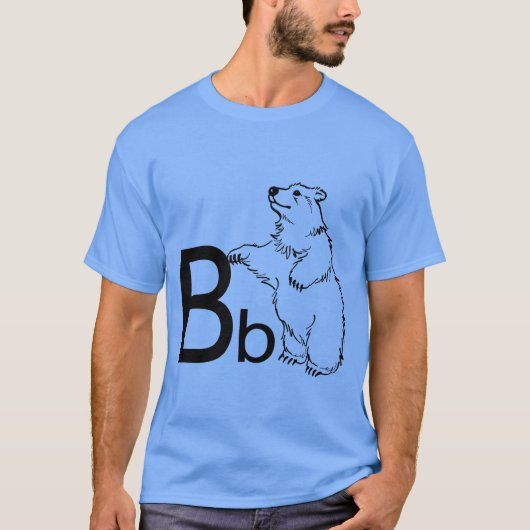 T-shirt B est pour Ours (Devant)