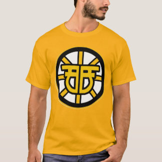 T-shirt B.F. Raid Hockey Night Tee Gold 