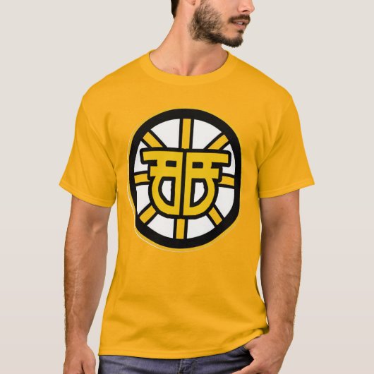 T-shirt B.F. Raid Hockey Night Tee Gold  (Devant)