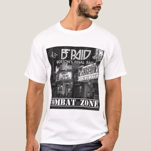 T-shirt B.F. Raid Zone de combat Album Art (Devant)