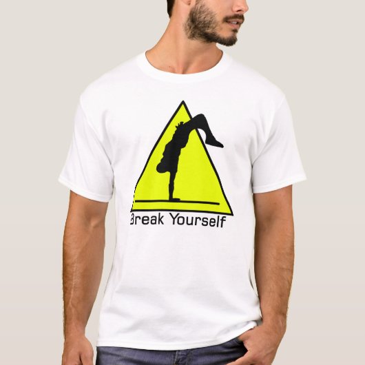 T-shirt B-Garçon de la coupure vous-même (Devant)