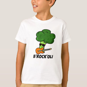 T-shirt B-Rock-Oli Cute Rocker Broccoli Pun