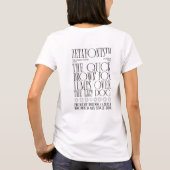 T-Shirt (B) - Zetafonts Pangram (Dos)