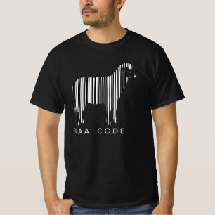 T-shirt Baa Code Sheep Désolé Je Ne Peux Pas Mon Mouton Be