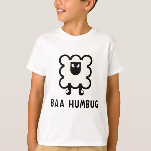 T-shirt Baa Humbug (Devant)