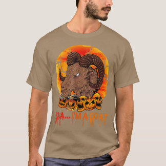 T-shirt Baa Je suis Drôle Chèvre Halloween Chèvre Horreur