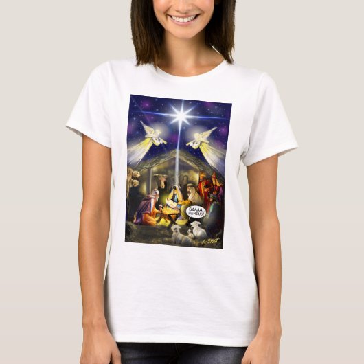 T-SHIRT BAAA HUMBUG ! - (Devant)