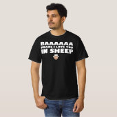 T-shirt Baaa Signifie Que Je T'Aime En Mouton - Chemise Mo (Devant entier)