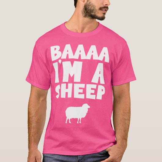 T-shirt Baaaa Je Suis Un Mouton (Devant)
